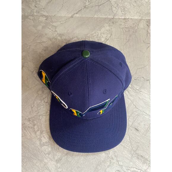 Utah Jazz Multiple-patch NBA Basketball Snapback Hat - Picture 3 of 11